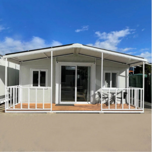 20ft expandable prefabricated houses light steel structure frame eps covering house with 3 bedrooms