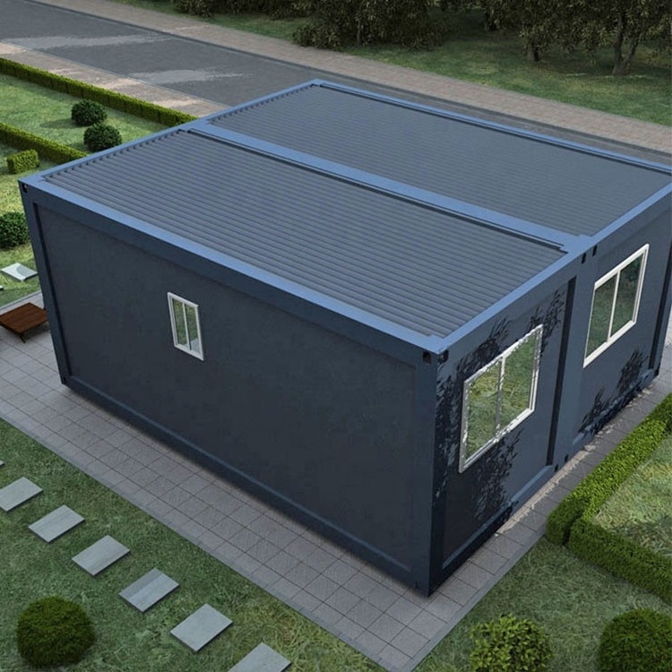 Popular Shipping Steel Structure frame  20ft 40ft Prefab Expandable Container House