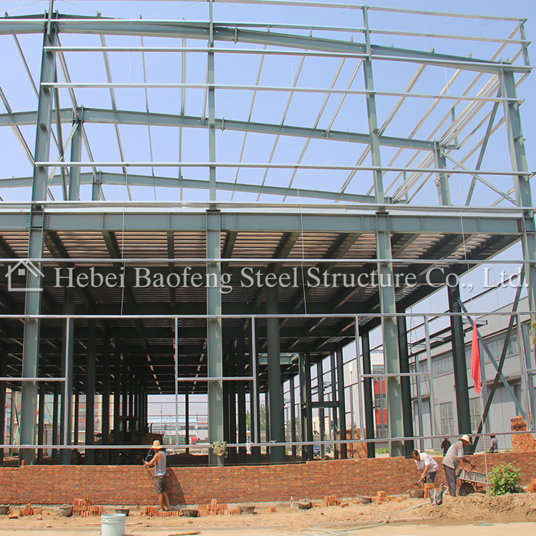 Low Cost Prefabricated Structural Steel Insulated Warehouse Buildings