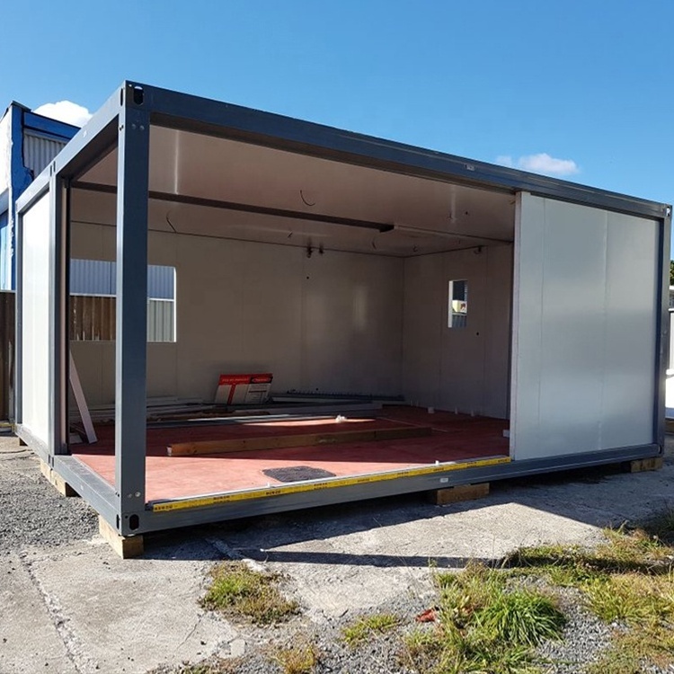 Green steel structure prefab pop up container house for sale