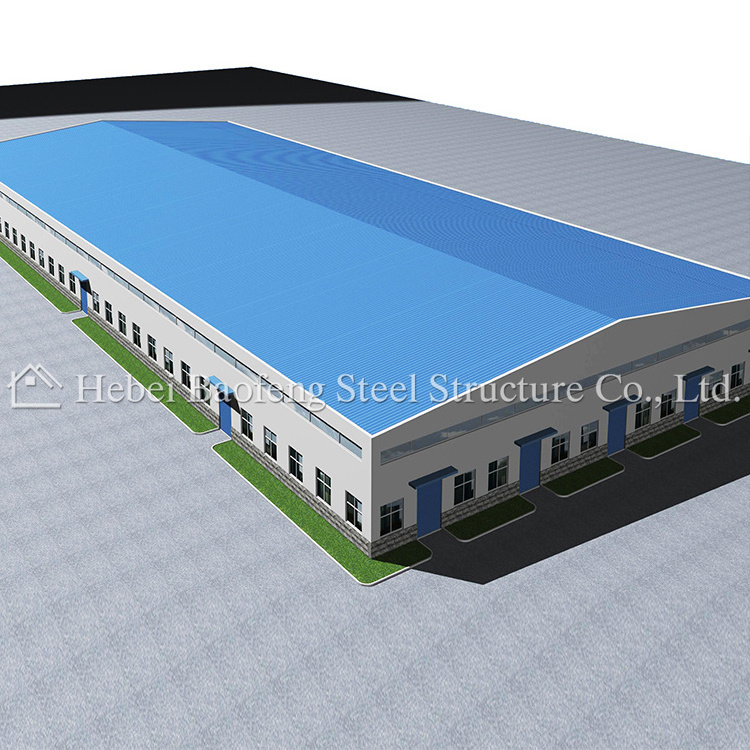 Low Cost Prefabricated Structural Steel Insulated Warehouse Buildings