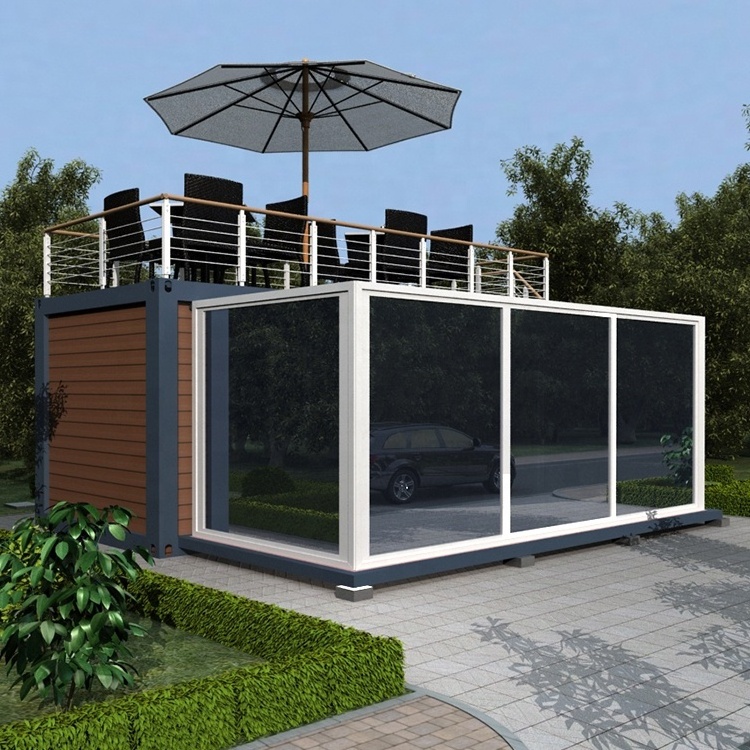 New design prefab small one two story house brazil prefabricated container house