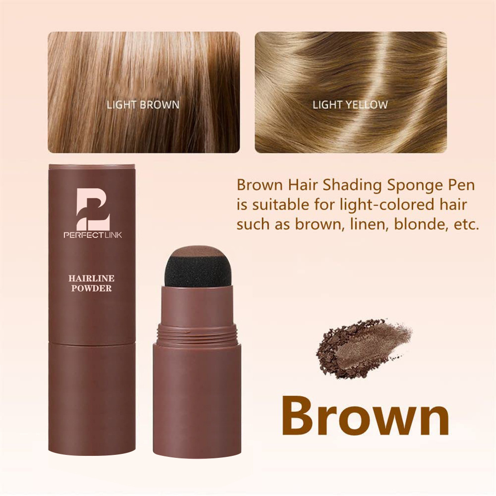 Hot sale Waterproof Concealer Powder pen Instantly Color  Hair Root Touch up Shadow Fibers Hair Hairline Powder