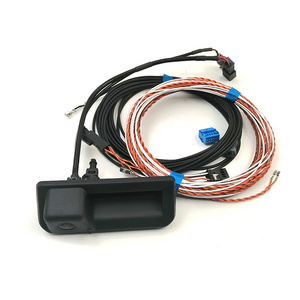 Rear View Camera Trunk Handle With Guidance Line Wiring Harness For NEW Audi Q5 80A 8W8827566E