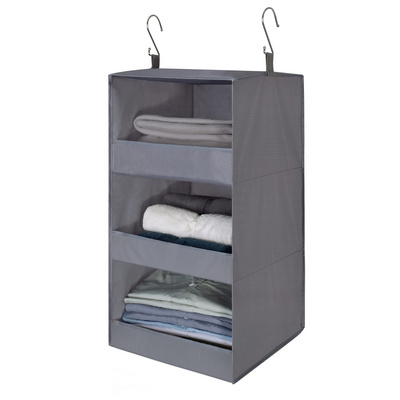 3 Shelf Hanging Closet Organizer and Storage Hanging Closet Shelves Hanging Organizer