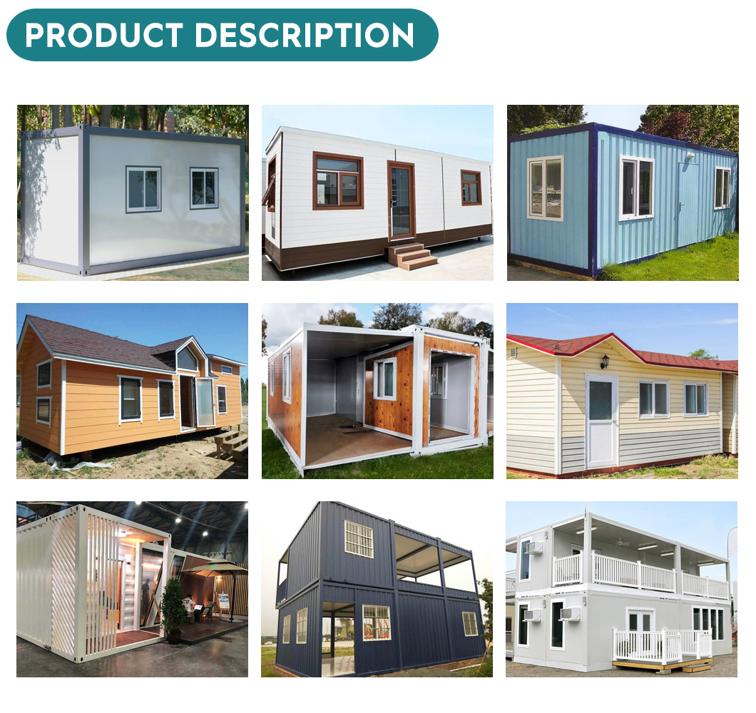 China direct sale price prefabricated movable container house convert shipping containers to houses