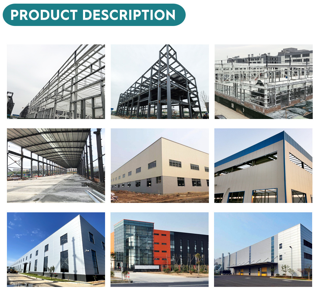 Hot Sale Light Steel Structure Workshop Building Heavy Steel Structure Warehouse Prefabricated Buildings