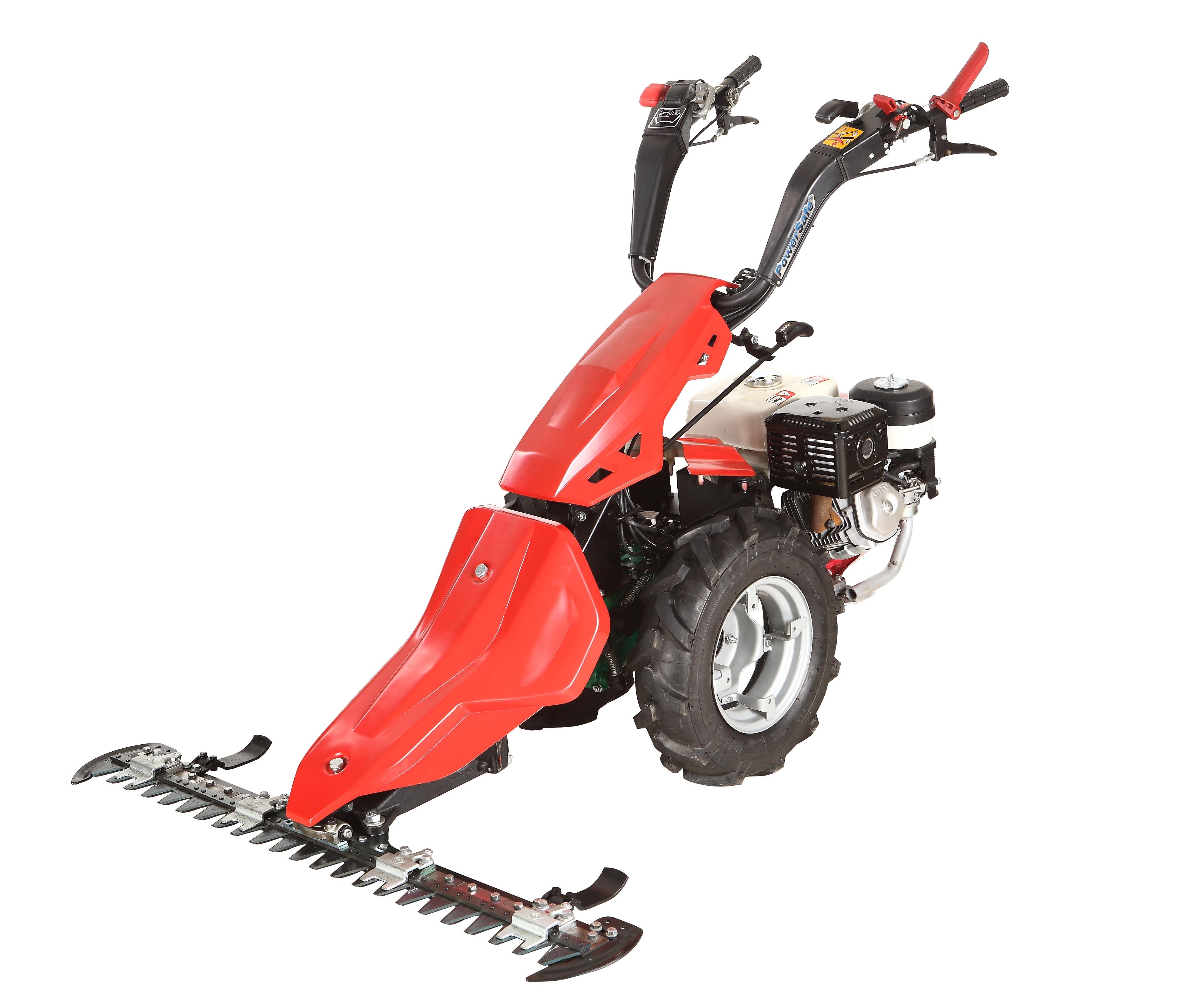 Multi-task two wheel walking tractor hand push gasoline power tractor with Kholer 14hp with sickle bar mower lawn mower CE/EPA