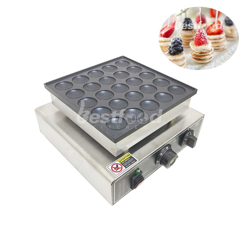 25pcs Heart-Shaped Poffertjes Maker/ Dutch Mini Pancakes for Valentine's Day/ Poffertjes Baking Machine