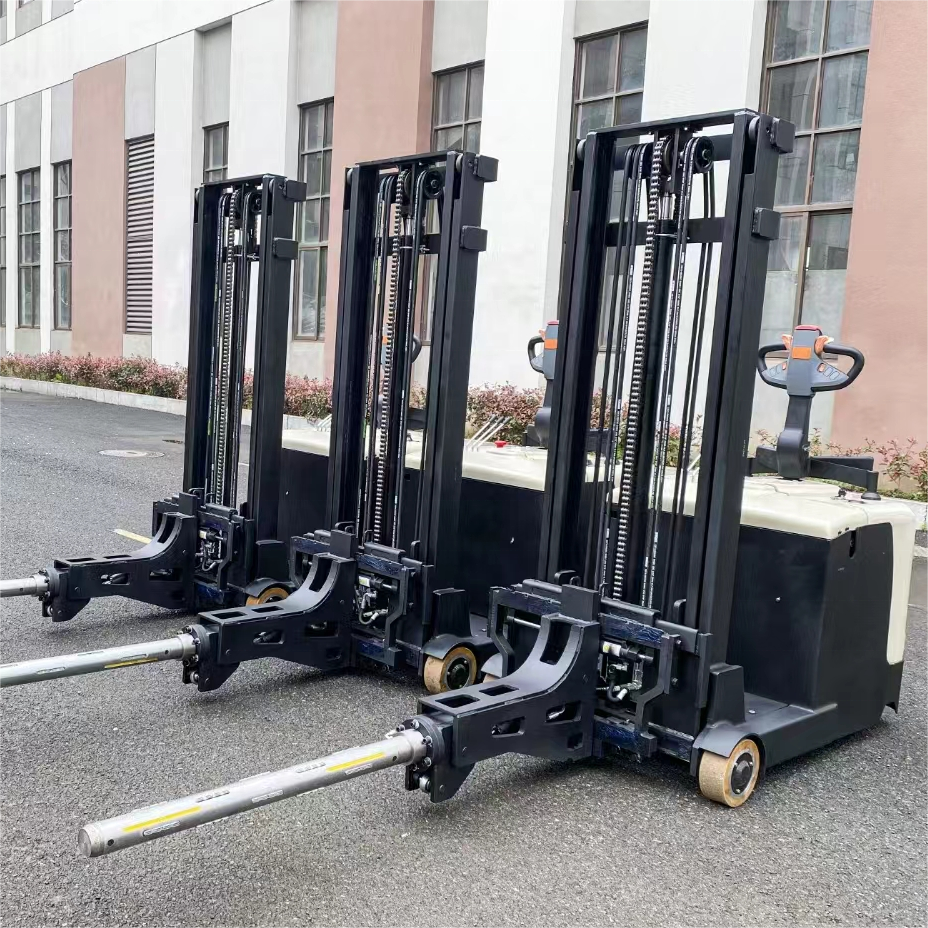 Good performance 0.5ton self loading stacker  fork lift electric scissor lift table pump truck nice price