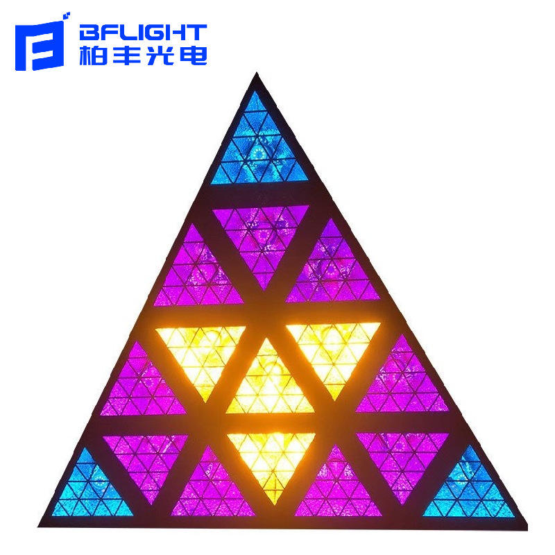 RGB 3in1 triangle LED hot sales 16*30W matrix dj lighting for stage led retro stage light