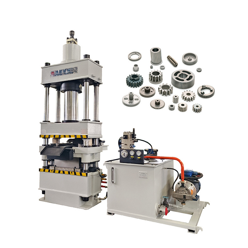 Metal Powder Forming 4 Column Hydraulic Press Machine For Making Iron Block