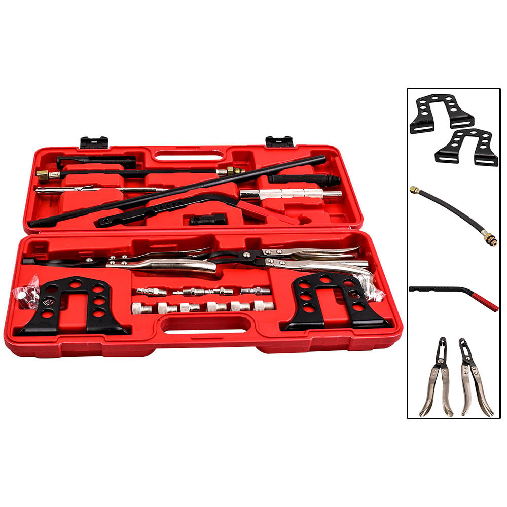 maXpeedingrods 23pcs Cylinder Head Valve Spring Compressor Stem Seal Installer Remover Tool Kit