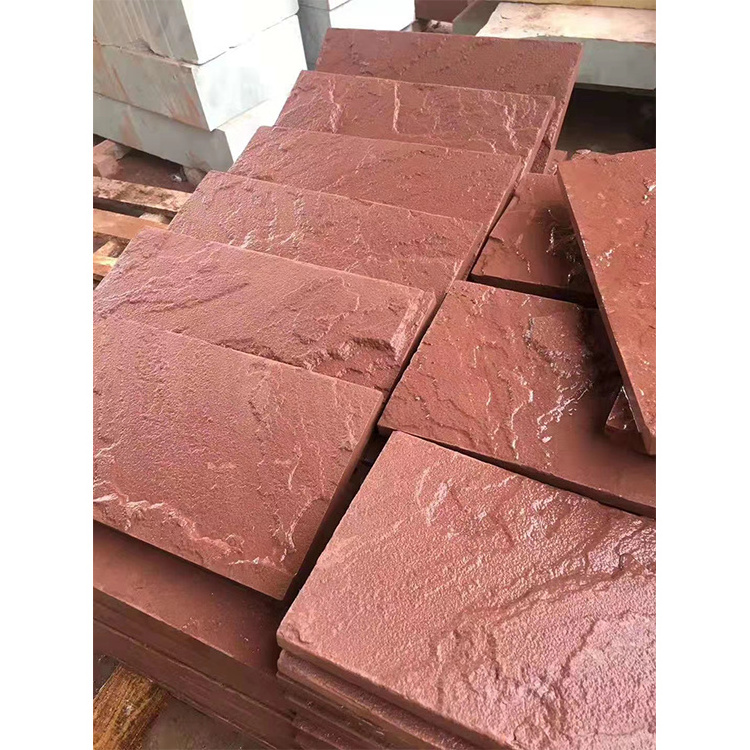 Factory Price Red Sandstone Blocks Exterior Wall Cladding