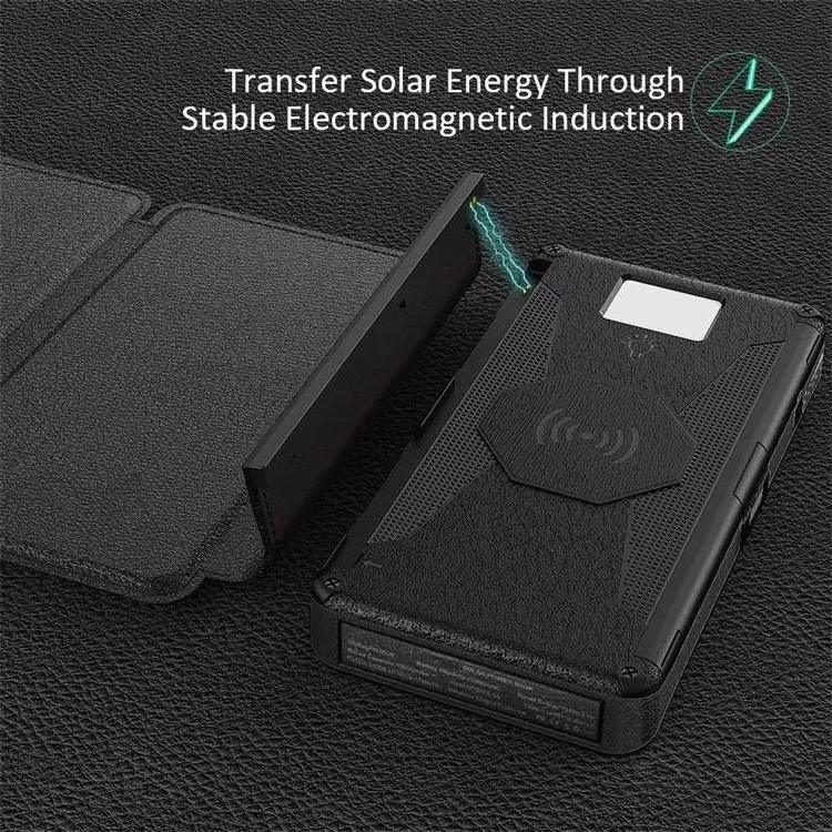 Trending Products 2024 New Arrivals Qi 10W Solar Power Bank 26800mah 50000mah Solar Phone Charger Mobile Power Banks