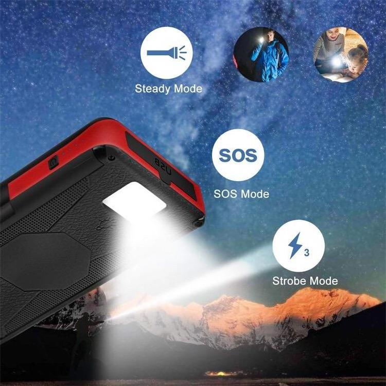 Trending Products 2024 New Arrivals Qi 10W Solar Power Bank 26800mah 50000mah Solar Phone Charger Mobile Power Banks