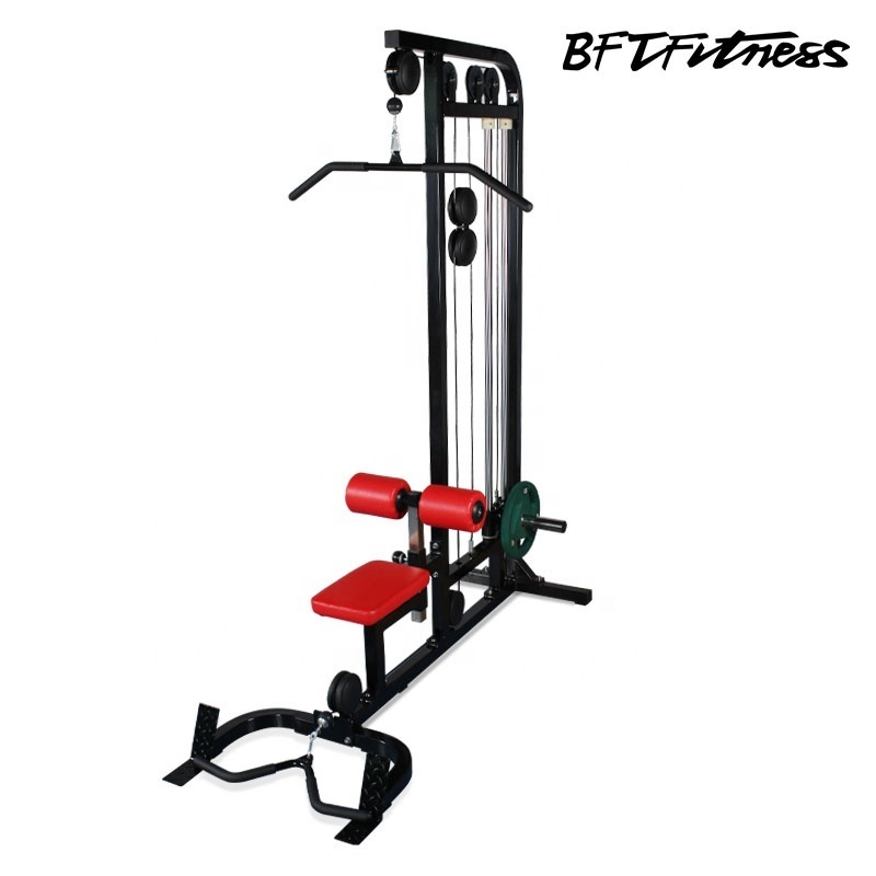 Commercial Use Pin Load Selection Lat Pulldown Seated High Pull Low Row Machine