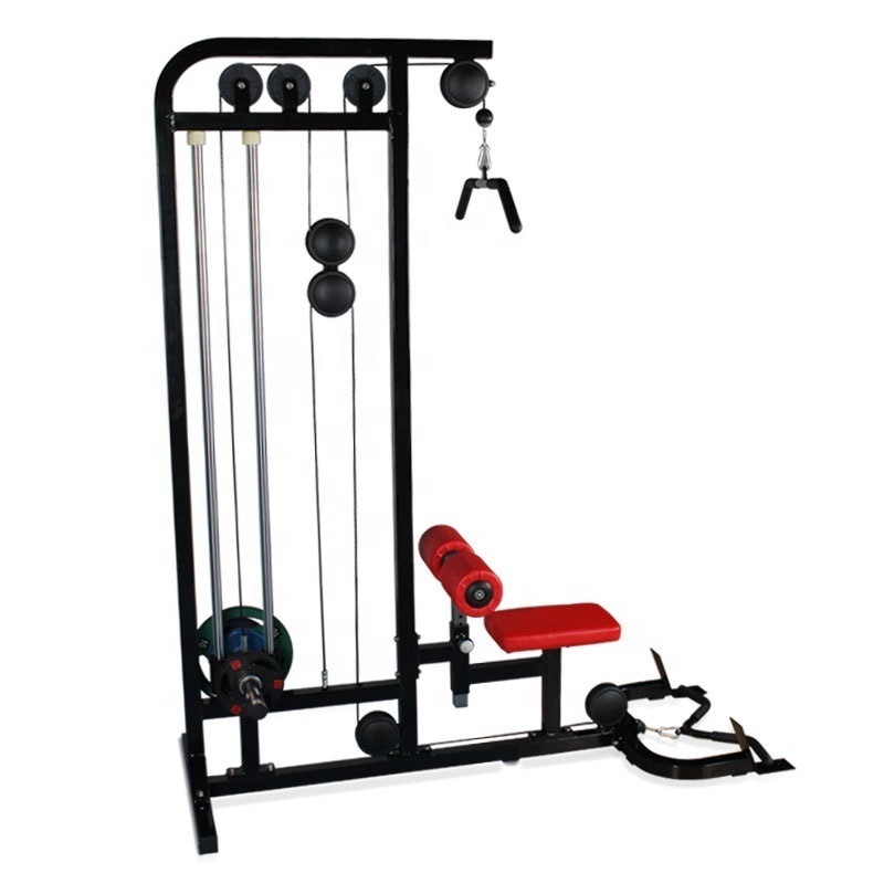 Commercial Use Pin Load Selection Lat Pulldown Seated High Pull Low Row Machine