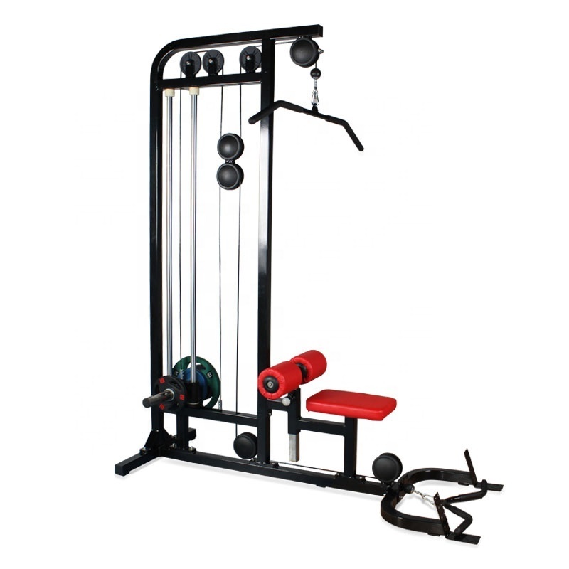 Commercial Use Pin Load Selection Lat Pulldown Seated High Pull Low Row Machine