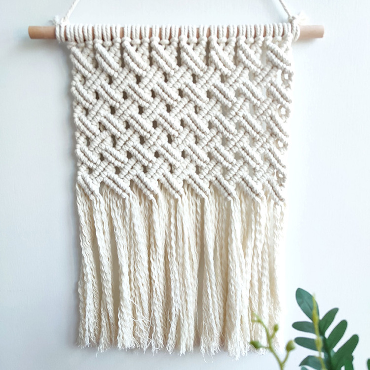 Nordic Macrame Wall Hanging Home Decoration Small Tapestry Boho Wedding Farmhouse Children's Room Headboard Photo Props Decor