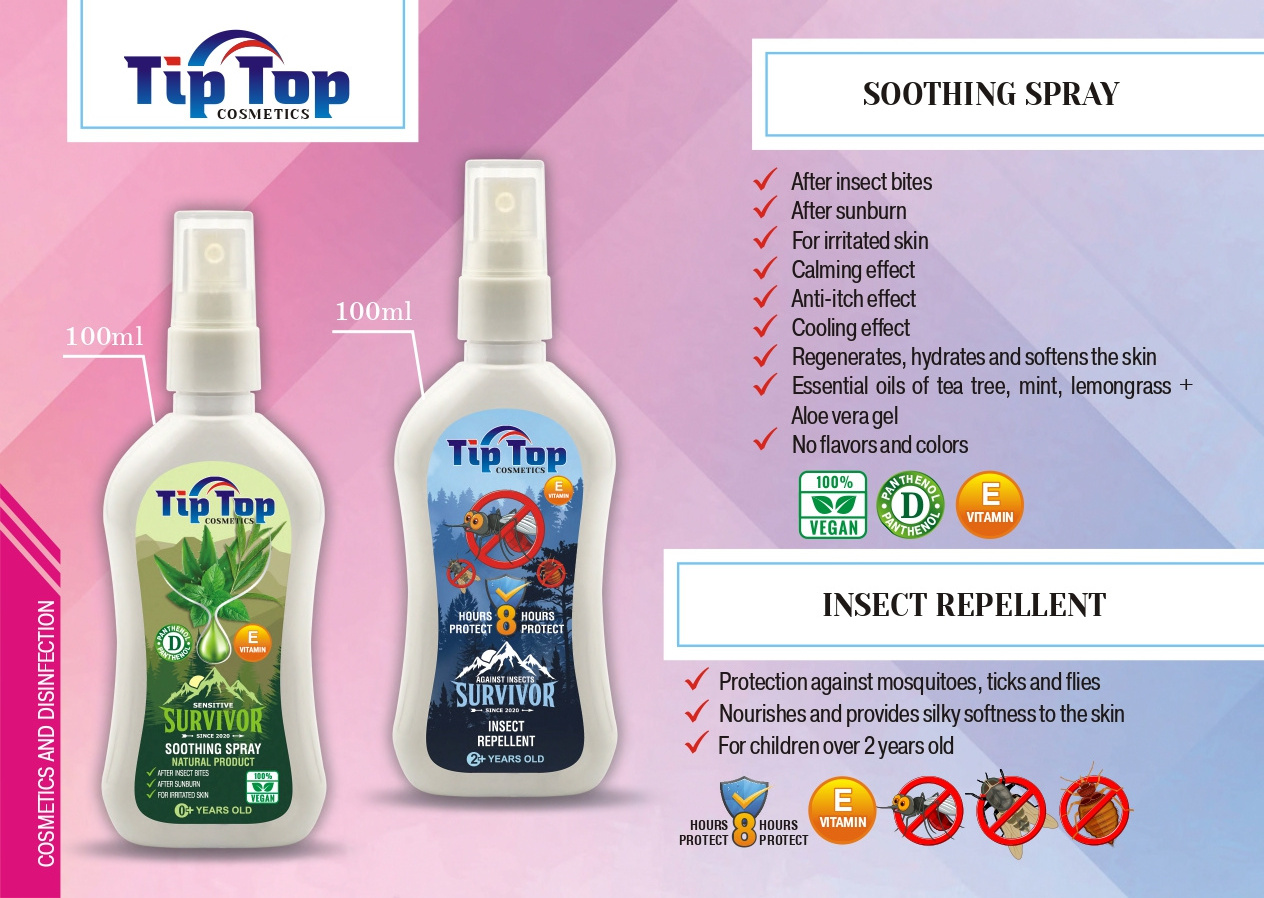 Soothing Spray 100% Natural OEM ODM Against Itching Anti-Itch After Sunburn After Mosquito Bite Essential Oils Vegan ISO