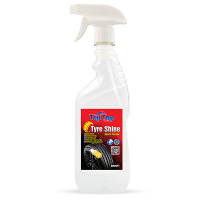 Tyre Shine Spray 500 ml OEM Wheel Gloss Water Based Car Wash Tire Wax Tyre Polish Car Care Products Factory Price Customized