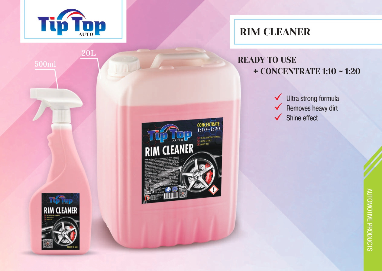 Rim Cleaner Spray 500 ml OEM Wheel Cleaner Rim Cleaning Car Wash Car Care Products Tyre Fast Action Factory Price High Quality