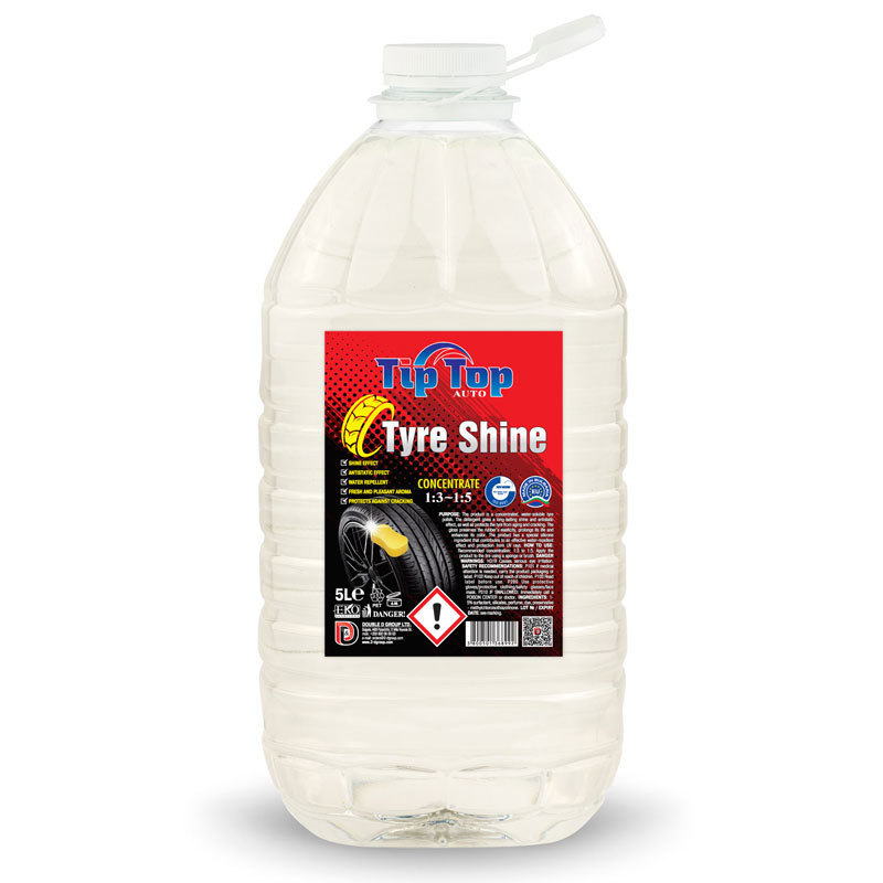 Tyre Shine Spray 5 L OEM Wheel Gloss Water Based Car Wash Tire Wax Tyre Polish Car Care Products Factory Price Customized