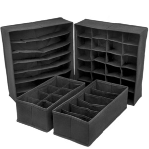 Foldable Drawer Dividers Storage Box Durable Closet Organizer Underwear Organizer