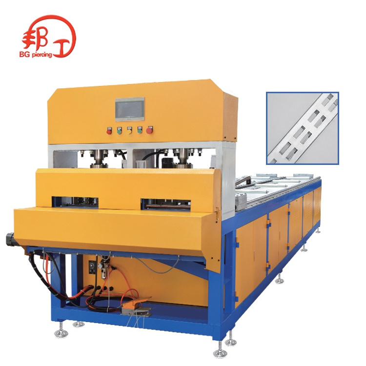 High efficiency ron pipe Steel punching Steel cut Auto cutoff deviceAuto drilling machine