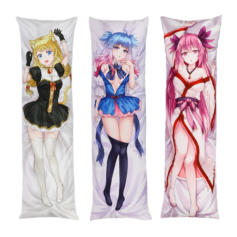 Vograce Custom Sexy Anime Character Short Plush Dakimakura Body Pillow