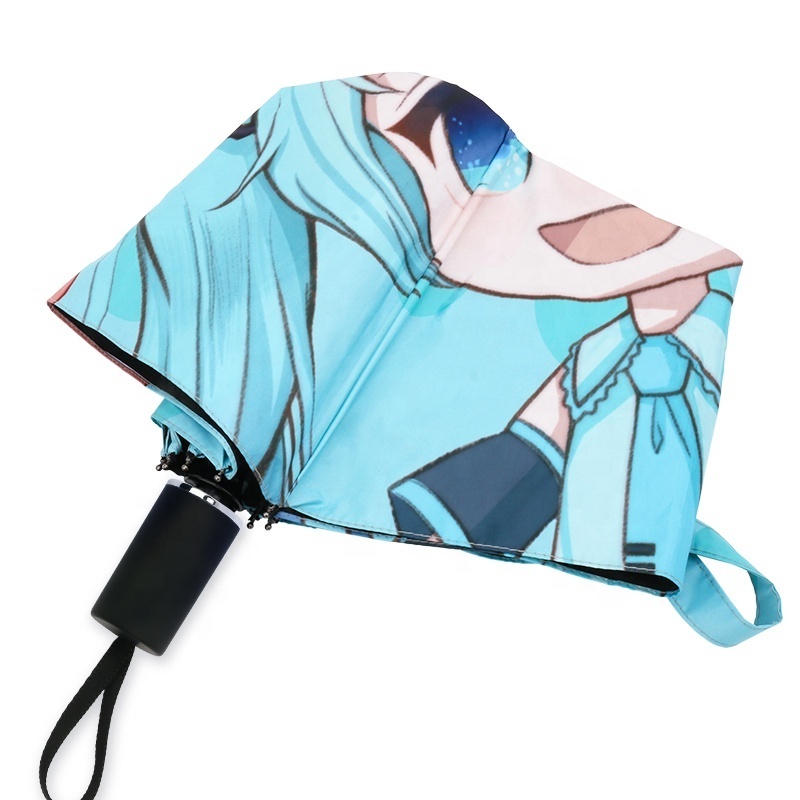 Vograce Promotional customize  LOGO printed umbrella anime print umbrella