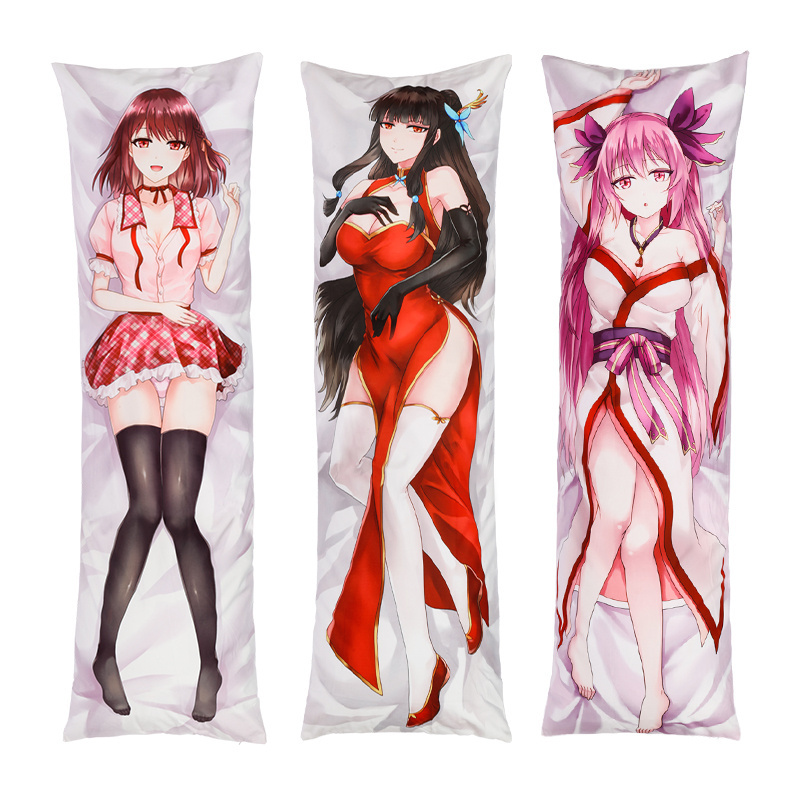 Vograce Custom Sexy Anime Character Short Plush Dakimakura Body Pillow