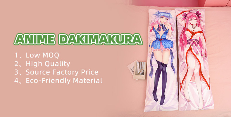 Vograce Custom Sexy Naked Anime Girl Adult Body Pillow Covers Life Size Plush Dakimakura Body Pillow