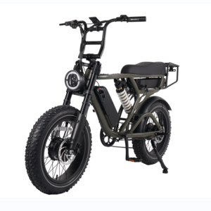 Full Suspension 52V Lithium Battery Fatbike Electric Gravel Bike 1000w Electric Bicycle E bike 20inch Electric Fat Tire Bike