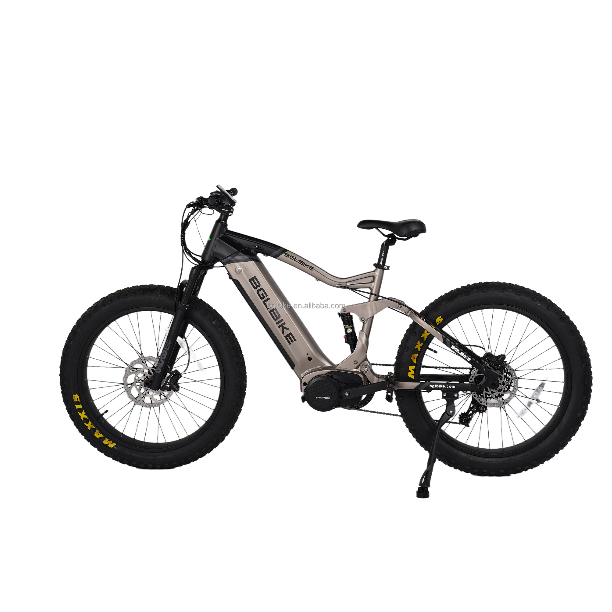 2024 New style 20*4.0 Fat Tire E Bike MTB Electric Bike 750W Bafang Carbon Fiber Central Motor Electric Soft Tail Mountain Bike