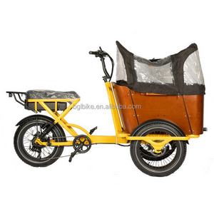 Electric cargo bike hybrid tree wheel ebike delivery bike electric cargo bike fat tire motorcycle electric tricycles e trike