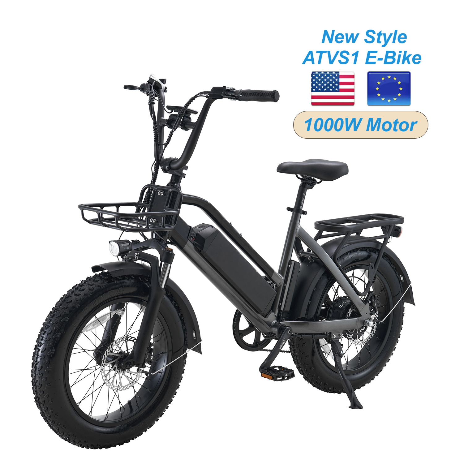 Us Eu Stock V20 Electric Bike With Dual Single Rear Hub Motor 750W Chargeable Adult Hydraulic Disc Brake Electric Bike 10000W