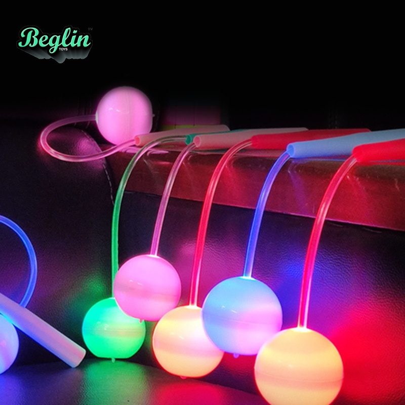 BGL Night Light Jumping Rope Children's Cordless Jumping Rope Ball Square Gym Sports Jumping Rope Game