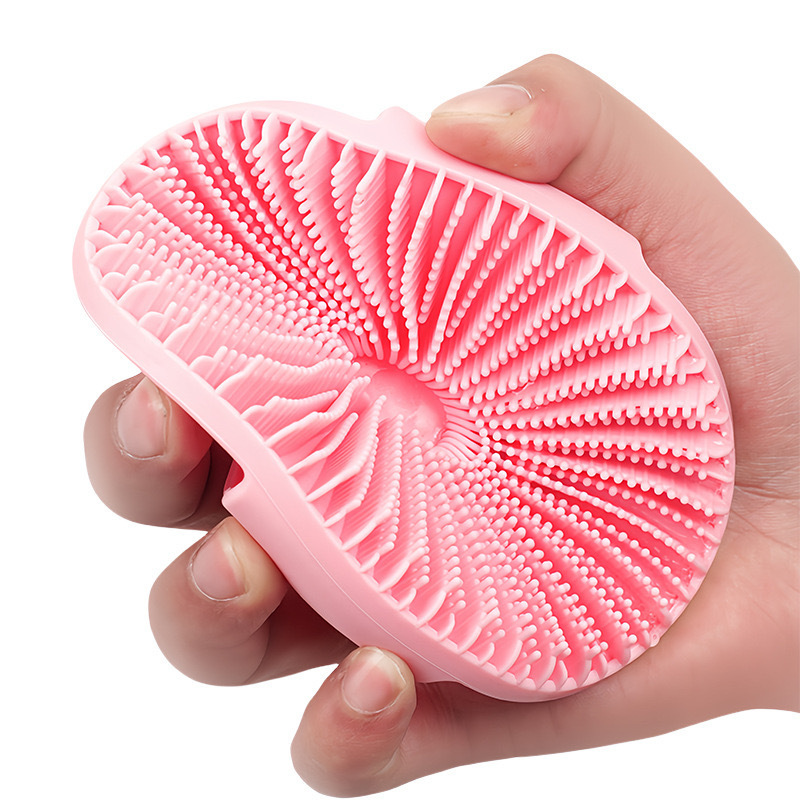 2024 New Hot Sell Massage Bath Brush Back Exfoliating Cleansing Lather Boosting Silicone Body Scrubber