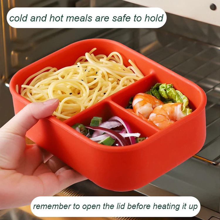 Custom Hot Selling Food Grade Silicone Nesting Food Storage Container Silicone