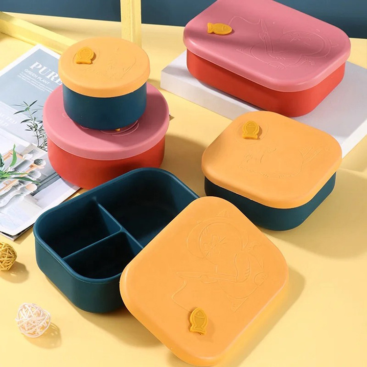 Custom Hot Selling Food Grade Silicone Nesting Food Storage Container Silicone