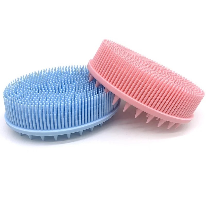 Bathroom Back Scrub Massage Easy To Clean Tool  Silicone Body Loofah  Body Shower Scrubber