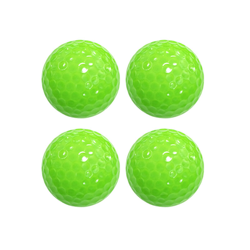 Factory Supply Low Price 2 Layer Customize Printing Colorful Surlyn Crystal Golf Ball