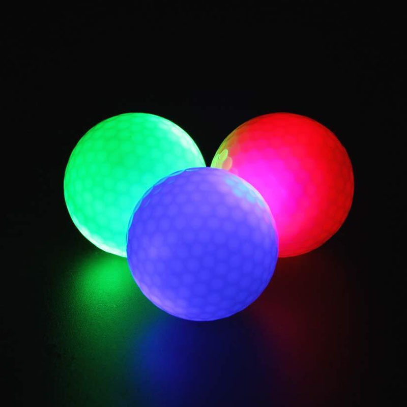 High Bounce Night Dark Light Up Constant-on LED Glow Golf Ball Night Golf Ball