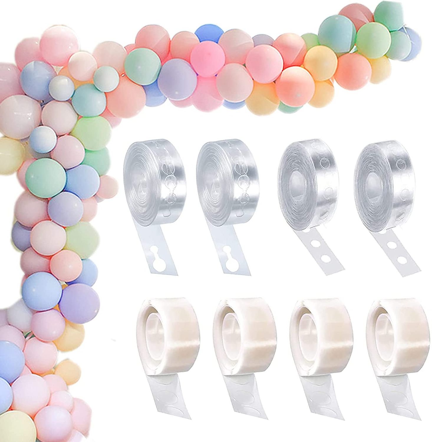 Balloon Glue 100 Dots Removable Balloon Accessories Glue Tape Roll Removable balloon glue dot