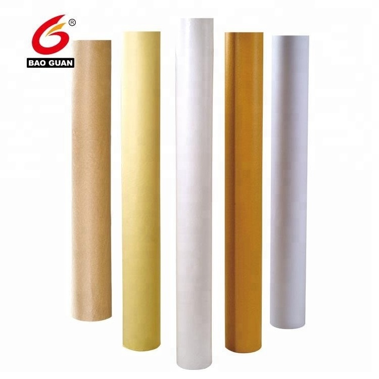 BAOGUAN Best selling Yellow Glassine Silicone Paper/PE Coated Release Paper