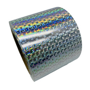 Laser Holographic Eggshell Sticker Paper Destructible Vinyl Labels