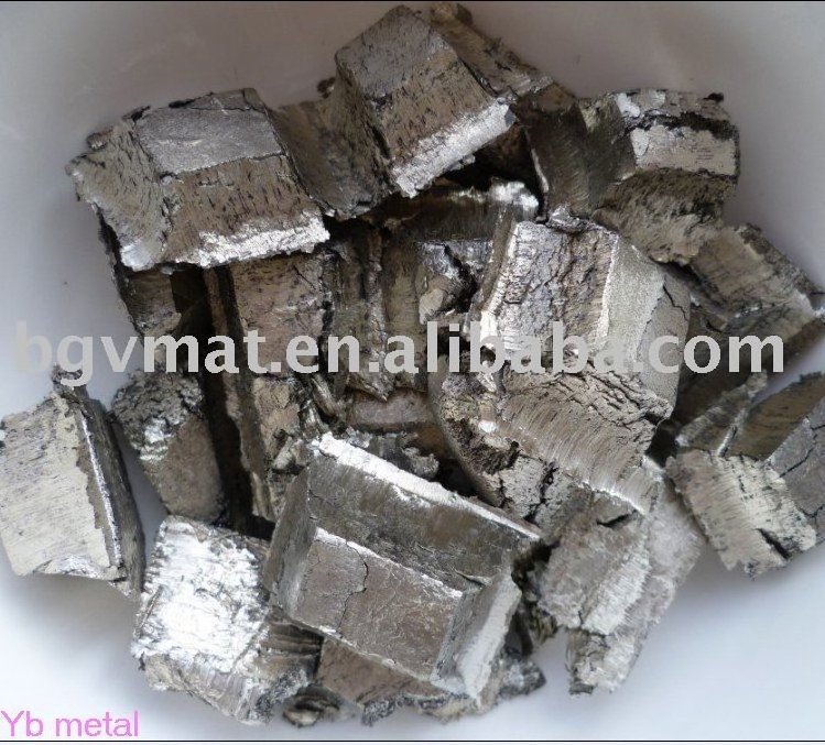 Rare Earth Metals 99.95% Industrial Materials Metal Ytterbium