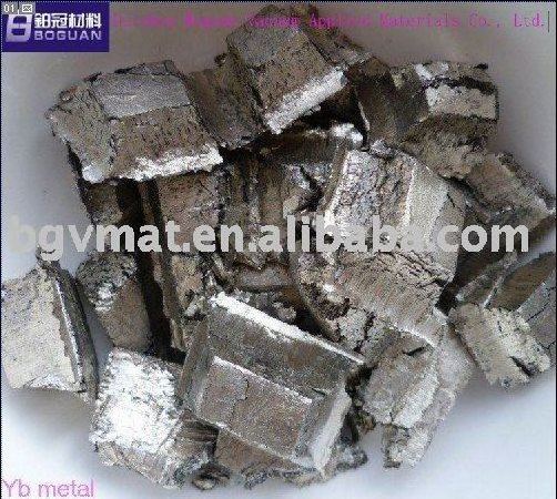 Rare Earth Total Trem > 99.95% Ytterbium Metal (yb Metal) Terbium